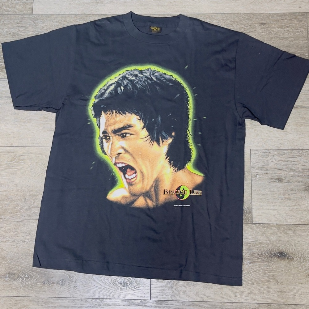 Black Graphic Tee with Iconic Design